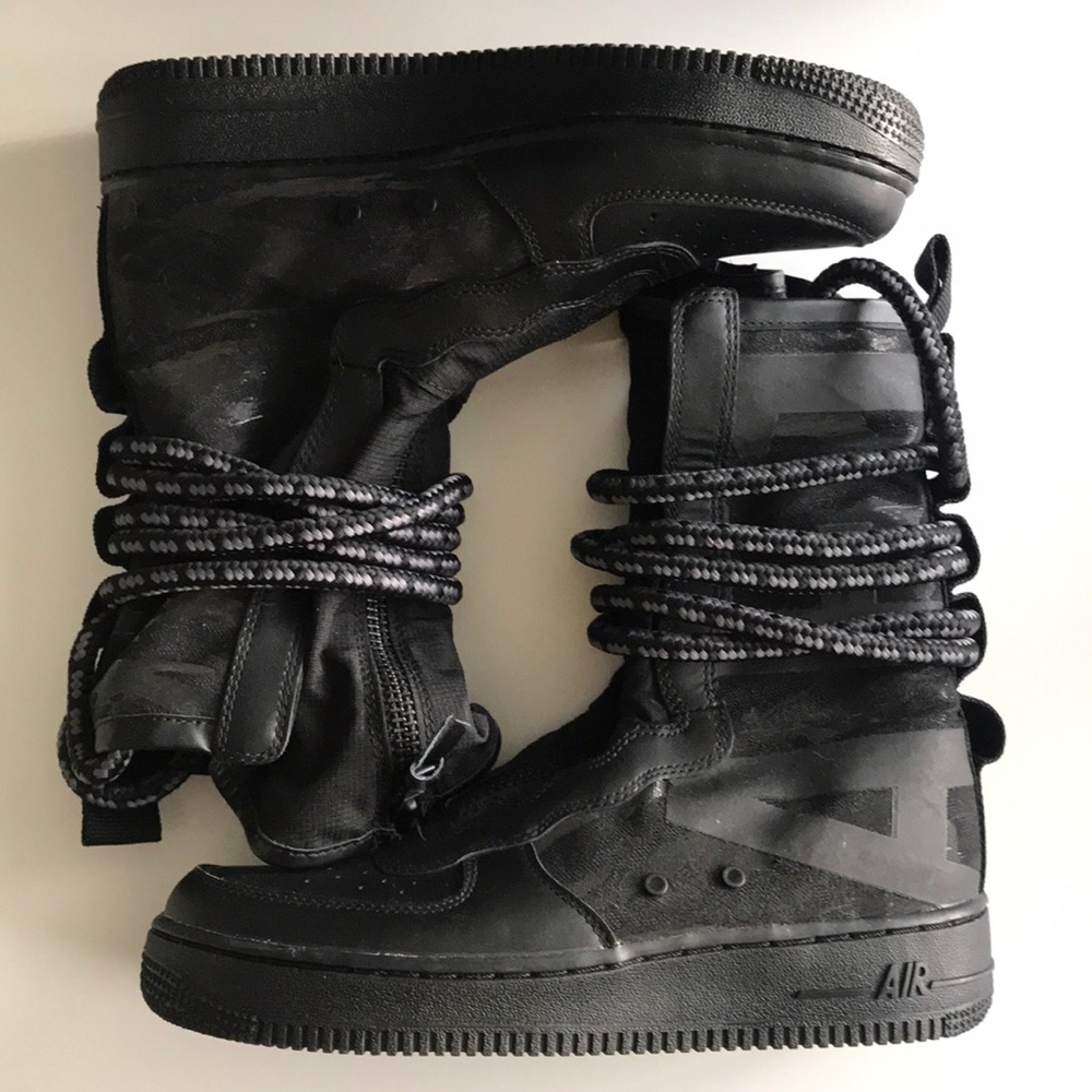 Nike SF Air Force 1 High Black-Dark Grey Boot